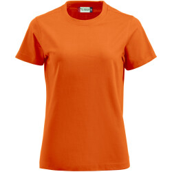 CLIQUE Premium T-Shirt Damen 18 - blutorange S