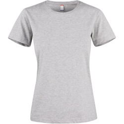 CLIQUE Premium Fashion T-Shirt Damen 95 - grau meliert XS