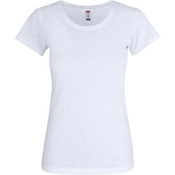 CLIQUE Slub T-Shirt Damen 00 - weiß XS
