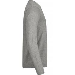 CLIQUE Premium Fashion Langarmshirt Herren 95 - grau meliert XS