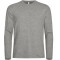 CLIQUE Premium Fashion Langarmshirt Herren 95 - grau meliert XS