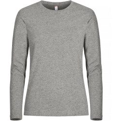 CLIQUE Premium Fashion Langarmshirt Damen 95 - grau...