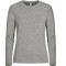 CLIQUE Premium Fashion Langarmshirt Damen 95 - grau meliert XS