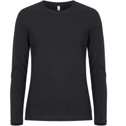 CLIQUE Premium Fashion Langarmshirt Damen 99 - schwarz XS