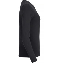 CLIQUE Premium Fashion Langarmshirt Damen 99 - schwarz XS