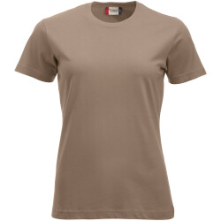 CLIQUE New Classic T-Shirt Damen 820 - caffee latte XS
