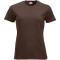 CLIQUE New Classic T-Shirt Damen 825 - dunkles mocca XS