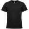 CLIQUE Classic Bio-Baumwoll T-Shirt Kinder 99 - schwarz 100 cm