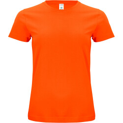 CLIQUE Classic Bio-Baumwoll T-Shirt Damen 175 - orange XS