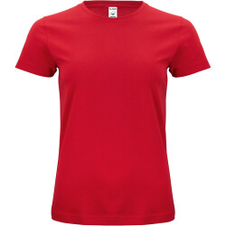 CLIQUE Classic Bio-Baumwoll T-Shirt Damen 35 - rot XS