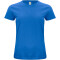 CLIQUE Classic Bio-Baumwoll T-Shirt Damen 55 - royalblau XS