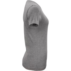 CLIQUE Classic Bio-Baumwoll T-Shirt Damen 95 - grau meliert XS