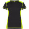 CLIQUE Ambition T-Shirt Damen 11 - schwarz/gelb high visiblility XS