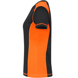 CLIQUE Ambition T-Shirt Damen 170 - schwarz/orange high visibility XXL