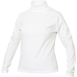 CLIQUE Elgin Rollkragen Langarmshirt Damen 00 - weiß S