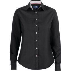 CUTTER & BUCK Belfair Oxford Bluse Damen 99 - black XS