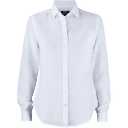 CUTTER & BUCK Summerland Leinenbluse Damen 00 - white XS
