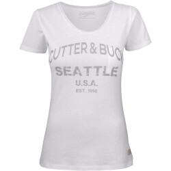 CUTTER & BUCK Pacific City T-Shirt Damen 0095 - white...