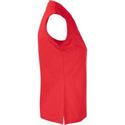 CUTTER & BUCK Advantage ärmelloses Poloshirt mit Stehkragen Damen 35 - red S