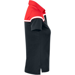 CUTTER & BUCK Seabeck Poloshirt Damen 9935 - black/red XL