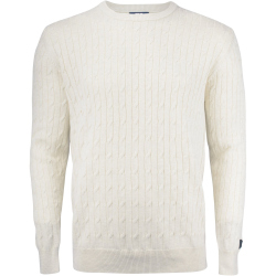 CUTTER & BUCK Blakely Strickpullover Herren 810 - sand melange XL