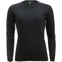 CUTTER & BUCK Blakely Strickpullover Damen 99 - black XS