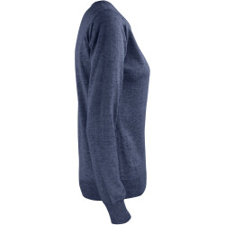 CUTTER & BUCK Kennewick Crewneck Strickpullover Damen 597 - sea blue melange XS