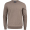 CUTTER & BUCK Oakville Crewneck Strickpullover Herren 834 - nougat melange S