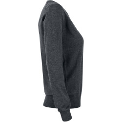 CUTTER & BUCK Oakville Crewneck Strickpullover Damen 955 - anthracite melange XS