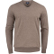 CUTTER & BUCK Oakville V-Neck Strickpullover Herren 834 - nougat melange S
