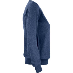 CUTTER & BUCK Oakville V-Neck Strickpullover Damen 554 - navy melange XS