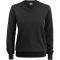CUTTER & BUCK Oakville V-Neck Strickpullover Damen 99 - black XS