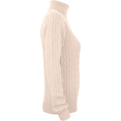 CUTTER & BUCK Blakely Rollkragenpullover Damen 810 - sand melange XL
