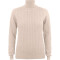 CUTTER & BUCK Blakely Rollkragenpullover Damen 810 - sand melange XL
