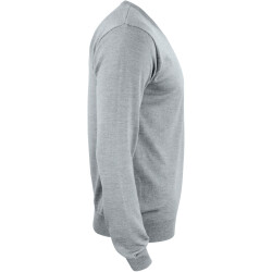 CUTTER & BUCK Everett V-Neck Pullover Herren 95 - grey melange L
