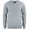 CUTTER & BUCK Everett V-Neck Pullover Herren 95 - grey melange L