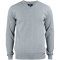 CUTTER & BUCK Everett V-Neck Pullover Herren 95 - grey melange 3XL
