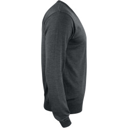 CUTTER & BUCK Everett V-Neck Pullover Herren 955 - anthracite melange S