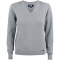 CUTTER & BUCK Everett V-Neck Pullover Damen 95 - grey melange L