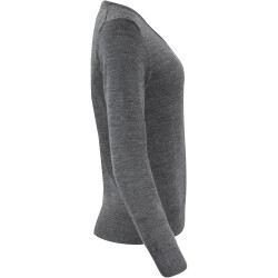 CUTTER & BUCK Vernon V-Neck Pullover Damen 955 - anthracite melange XS