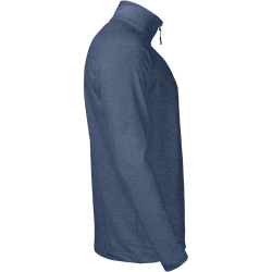CUTTER & BUCK Coos Bay 1/2-Zip Langarmshirt Herren 534 - slate blue melange 3XL