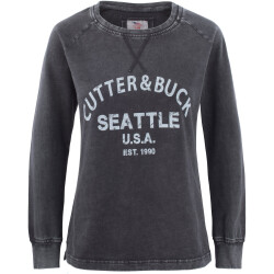 CUTTER & BUCK Thorp Denim Crewneck Sweatshirt Damen...