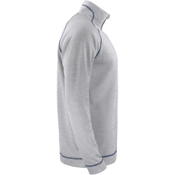 CUTTER & BUCK Chambers 1/2-Zip Golf-Langarmshirt Herren 95 - grey melange XXL