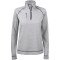 CUTTER & BUCK Chambers 1/2-Zip Golf-Langarmshirt Damen 95 - grey melange XS