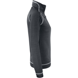 CUTTER & BUCK Chambers 1/2-Zip Golf-Langarmshirt Damen 955 - anthracite melange XS