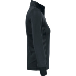 CUTTER & BUCK Traverse 1/2-Zip Golf-Langarmshirt Damen 99 - black XS