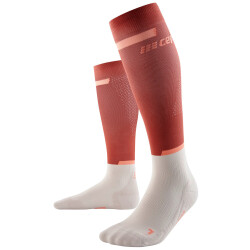 CEP The Run V4 lange Laufsocken Damen 857 - red/off white...