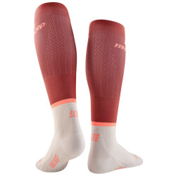CEP The Run V4 lange Laufsocken Damen 857 - red/off white...