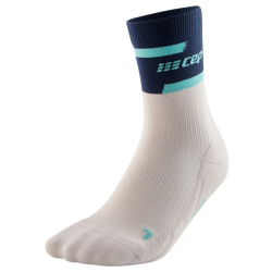 CEP Mid-Cut V4 Laufsocken Damen 858 - blue/off white II (34-37)