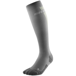 CEP Ultralight lange Laufsocken Herren 855 - grey/lime IV (42-45)